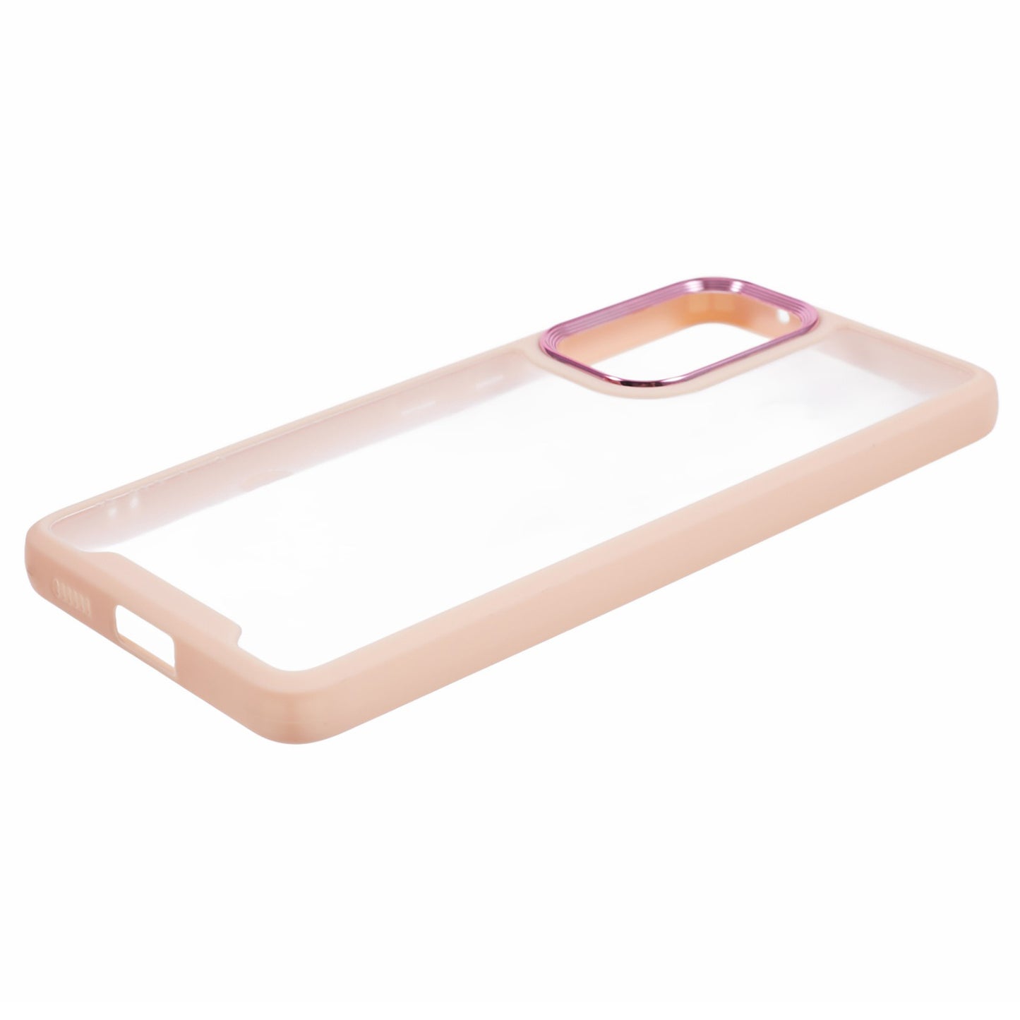Transparent Case for Samsung Galaxy A33 5G ,  Electroplating Lens Frame TPU + Acrylic Phone Cover