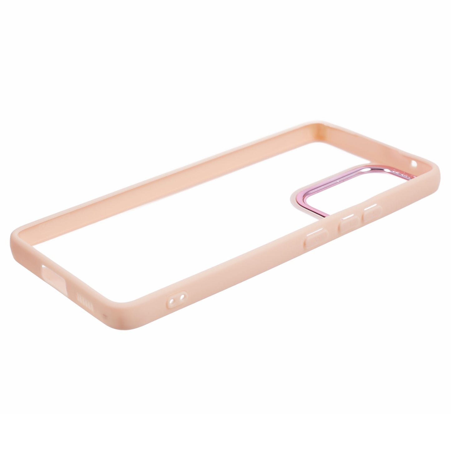 Transparent Case for Samsung Galaxy A33 5G ,  Electroplating Lens Frame TPU + Acrylic Phone Cover