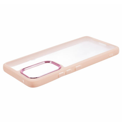Transparent Case for Samsung Galaxy A33 5G ,  Electroplating Lens Frame TPU + Acrylic Phone Cover