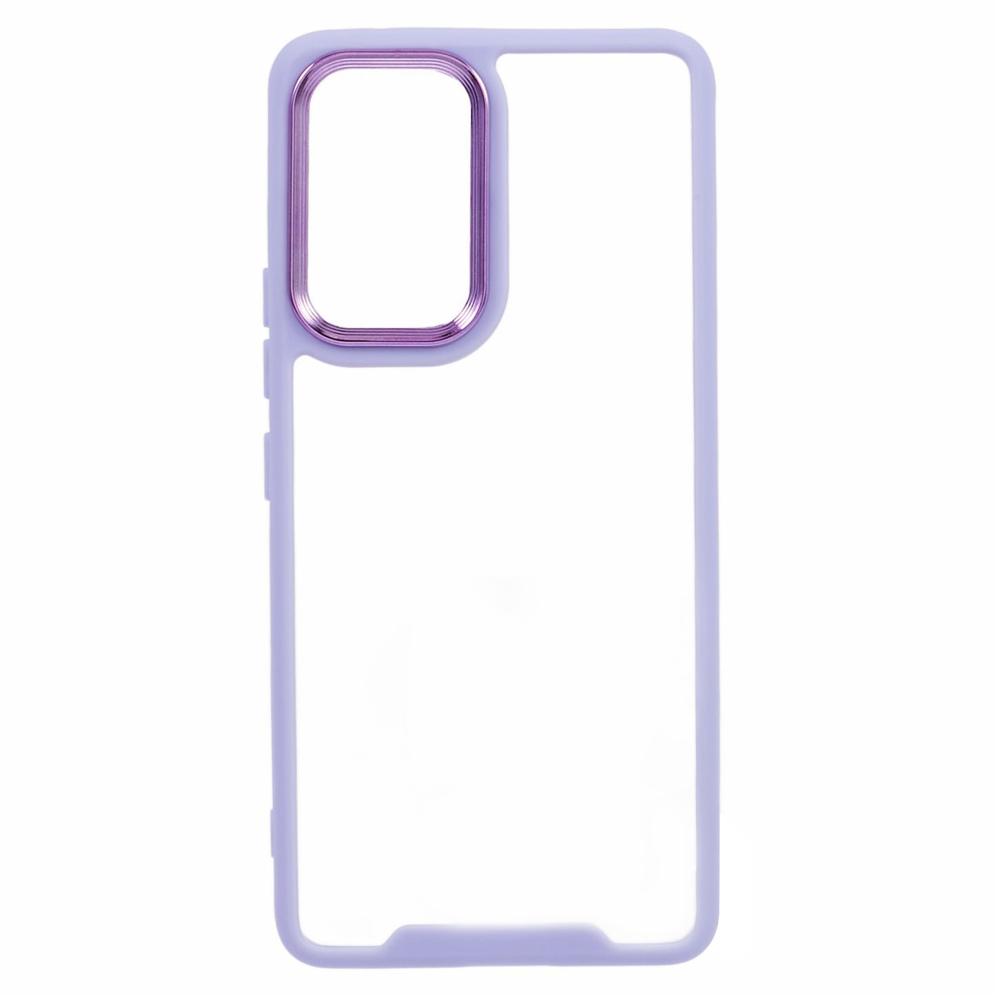 Transparent Case for Samsung Galaxy A33 5G ,  Electroplating Lens Frame TPU + Acrylic Phone Cover