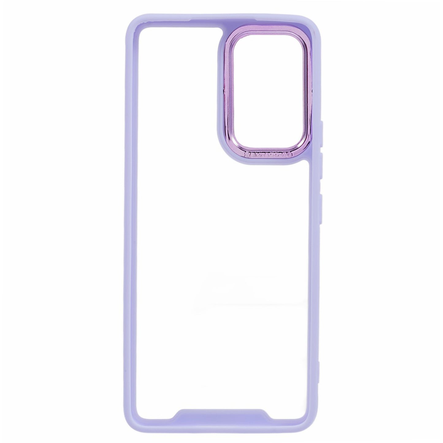 Transparent Case for Samsung Galaxy A33 5G ,  Electroplating Lens Frame TPU + Acrylic Phone Cover