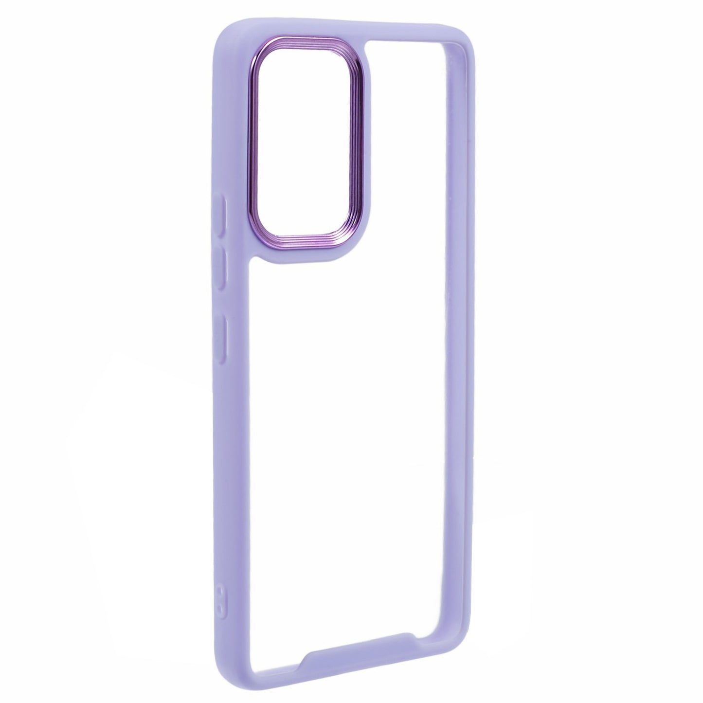 Transparent Case for Samsung Galaxy A33 5G ,  Electroplating Lens Frame TPU + Acrylic Phone Cover
