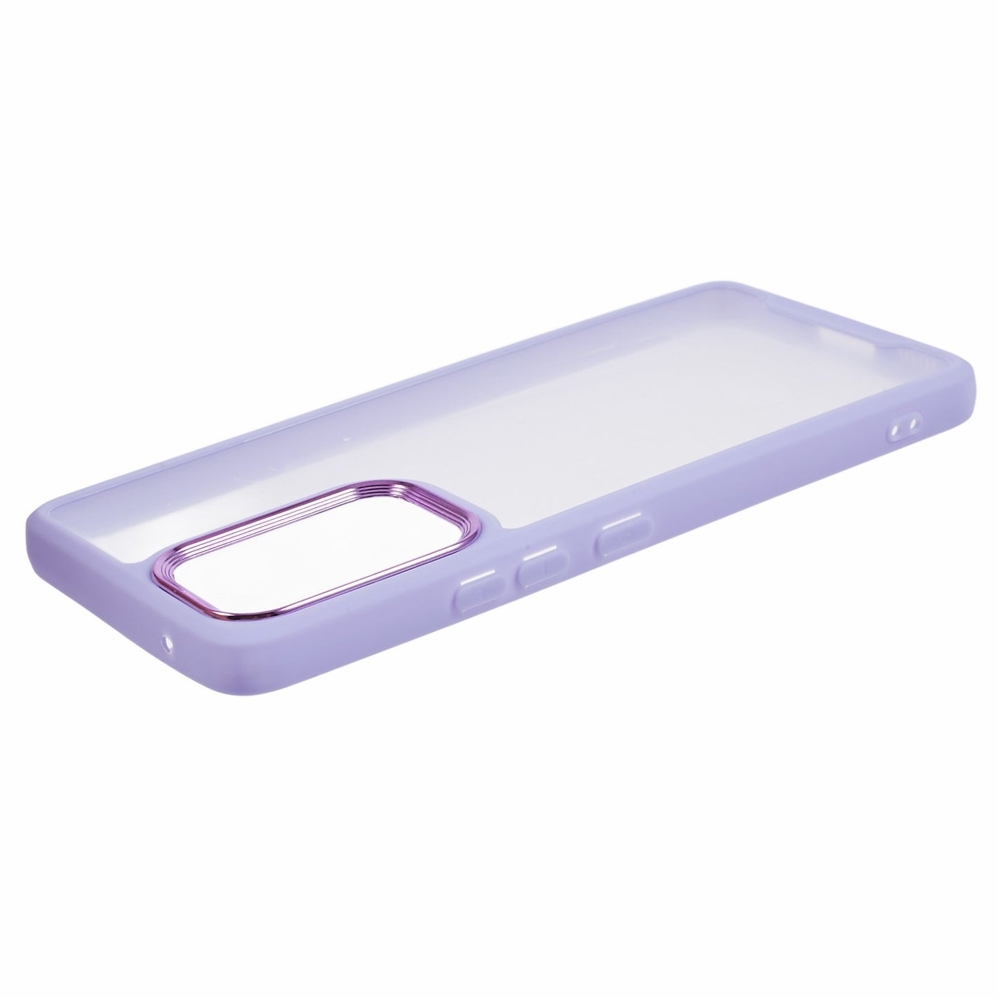 Transparent Case for Samsung Galaxy A33 5G ,  Electroplating Lens Frame TPU + Acrylic Phone Cover