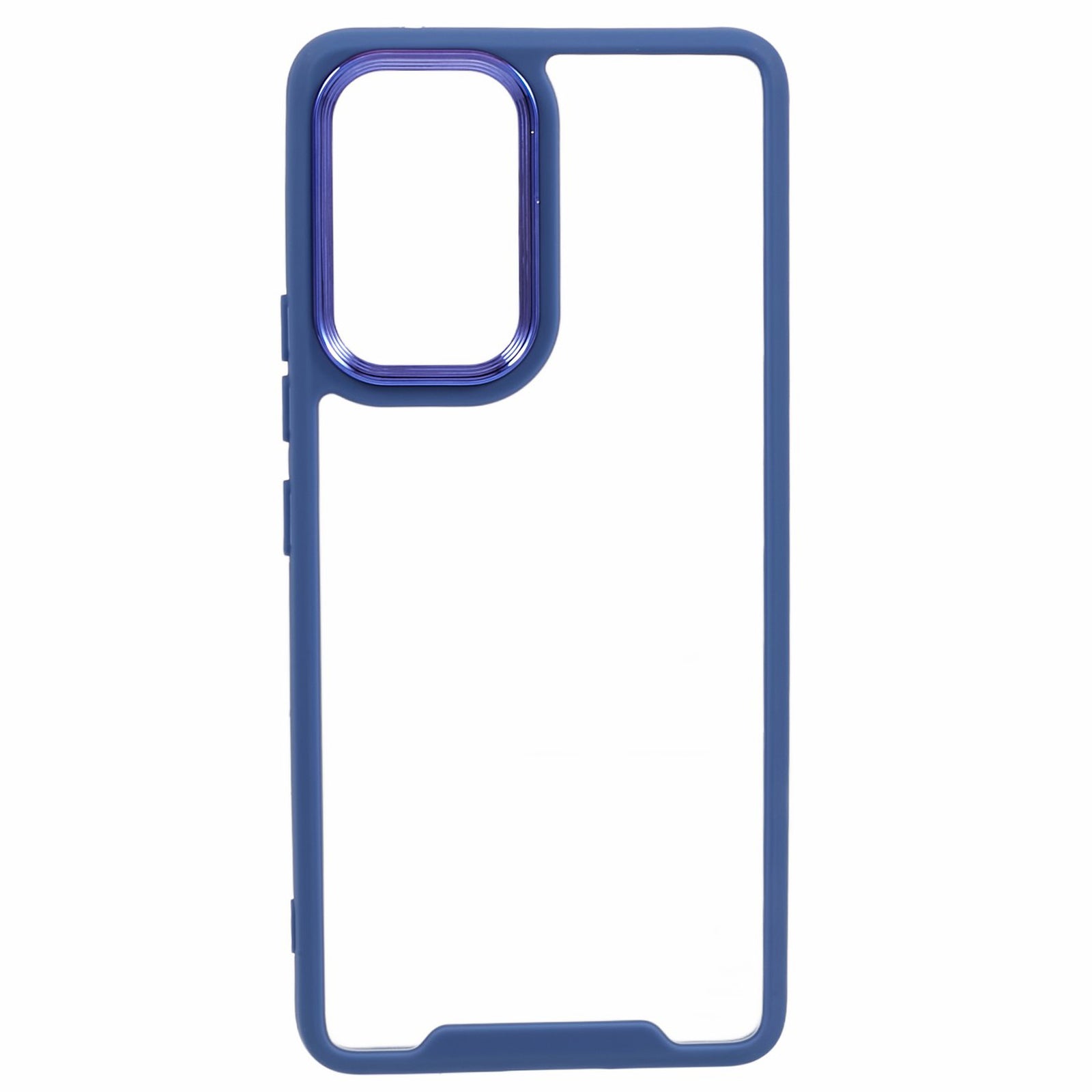 Transparent Case for Samsung Galaxy A33 5G ,  Electroplating Lens Frame TPU + Acrylic Phone Cover