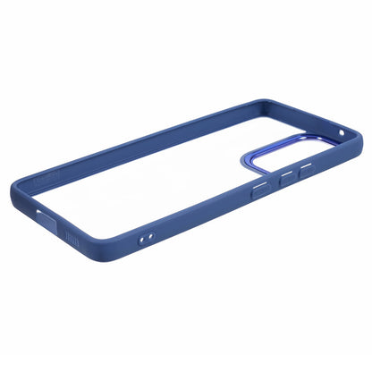 Transparent Case for Samsung Galaxy A33 5G ,  Electroplating Lens Frame TPU + Acrylic Phone Cover