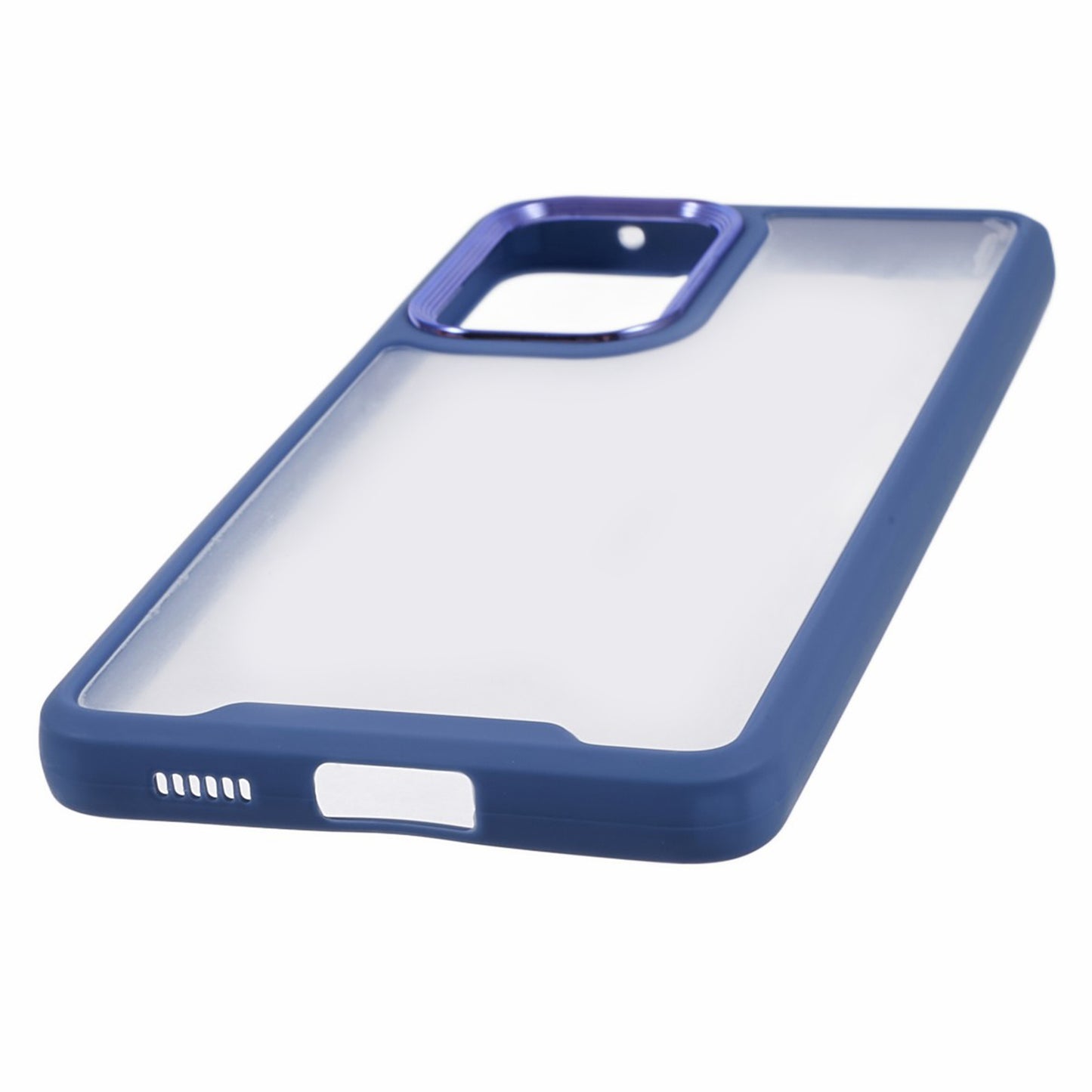 Transparent Case for Samsung Galaxy A33 5G ,  Electroplating Lens Frame TPU + Acrylic Phone Cover