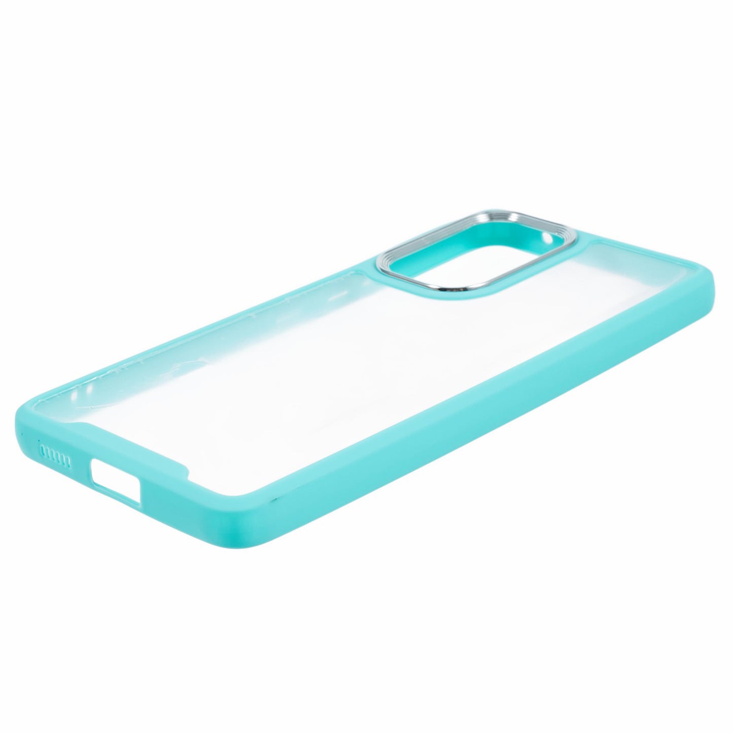 Transparent Case for Samsung Galaxy A33 5G ,  Electroplating Lens Frame TPU + Acrylic Phone Cover