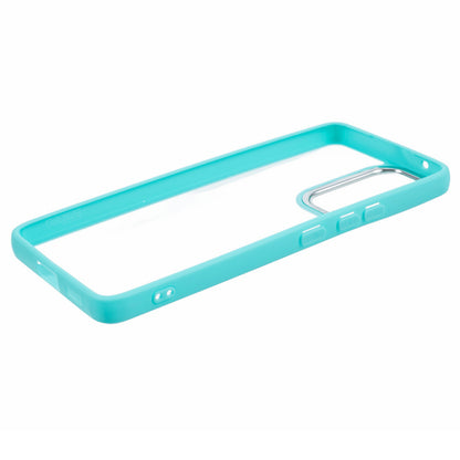 Transparent Case for Samsung Galaxy A33 5G ,  Electroplating Lens Frame TPU + Acrylic Phone Cover