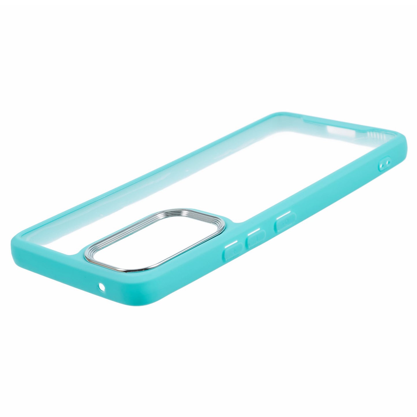 Transparent Case for Samsung Galaxy A33 5G ,  Electroplating Lens Frame TPU + Acrylic Phone Cover