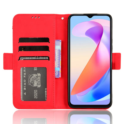 For Honor X6a 4G Multiple Card Slots Leather Phone Case Drop-proof Wallet Stand Cover