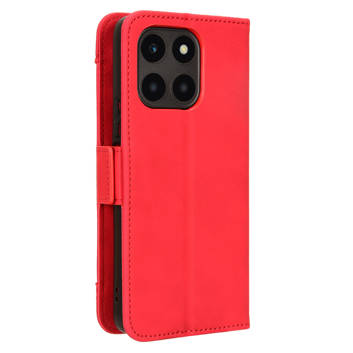 For Honor X6a 4G Multiple Card Slots Leather Phone Case Drop-proof Wallet Stand Cover