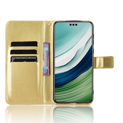 For Huawei Mate 60 Pro Anti-fall Phone Case Crazy Horse Texture Leather Wallet Stand Cover
