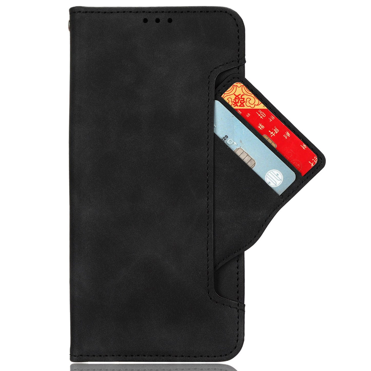 For Huawei Mate 60 Pro Multiple Card Slots PU Leather Phone Case Wallet Stand Protective Cover