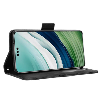 For Huawei Mate 60 Pro Multiple Card Slots PU Leather Phone Case Wallet Stand Protective Cover