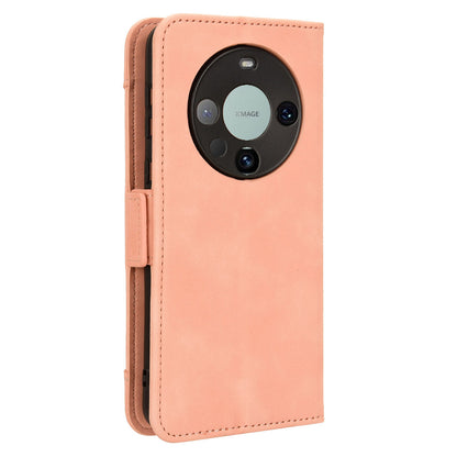 For Huawei Mate 60 Pro Multiple Card Slots PU Leather Phone Case Wallet Stand Protective Cover