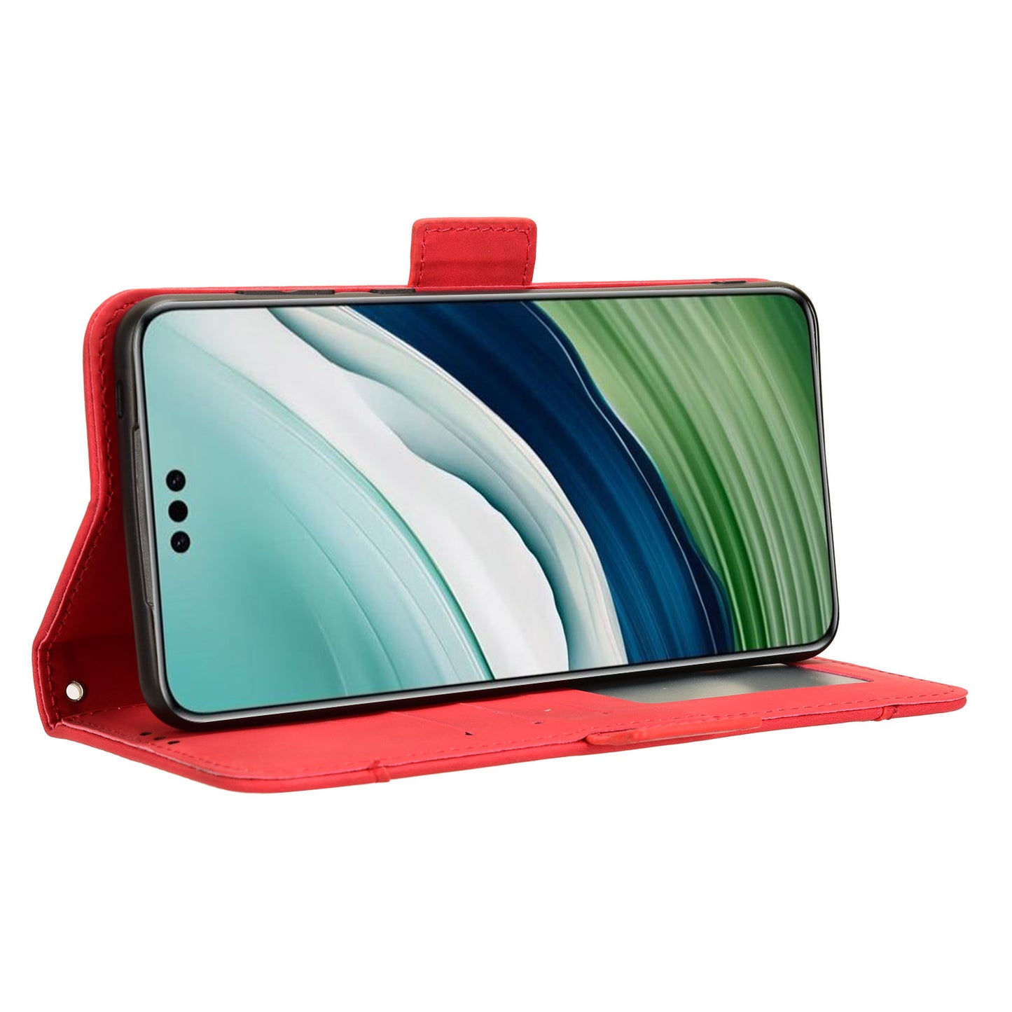 For Huawei Mate 60 Pro Multiple Card Slots PU Leather Phone Case Wallet Stand Protective Cover