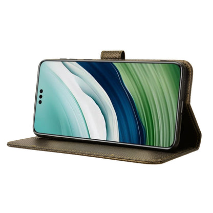For Huawei Mate 60 Pro PU Leather Phone Case Stand Diamond Texture Protective Phone Cover