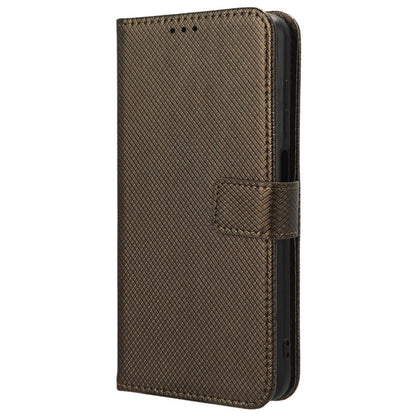 For Huawei Mate 60 Pro PU Leather Phone Case Stand Diamond Texture Protective Phone Cover