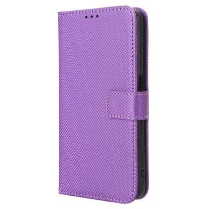 For Huawei Mate 60 Pro PU Leather Phone Case Stand Diamond Texture Protective Phone Cover