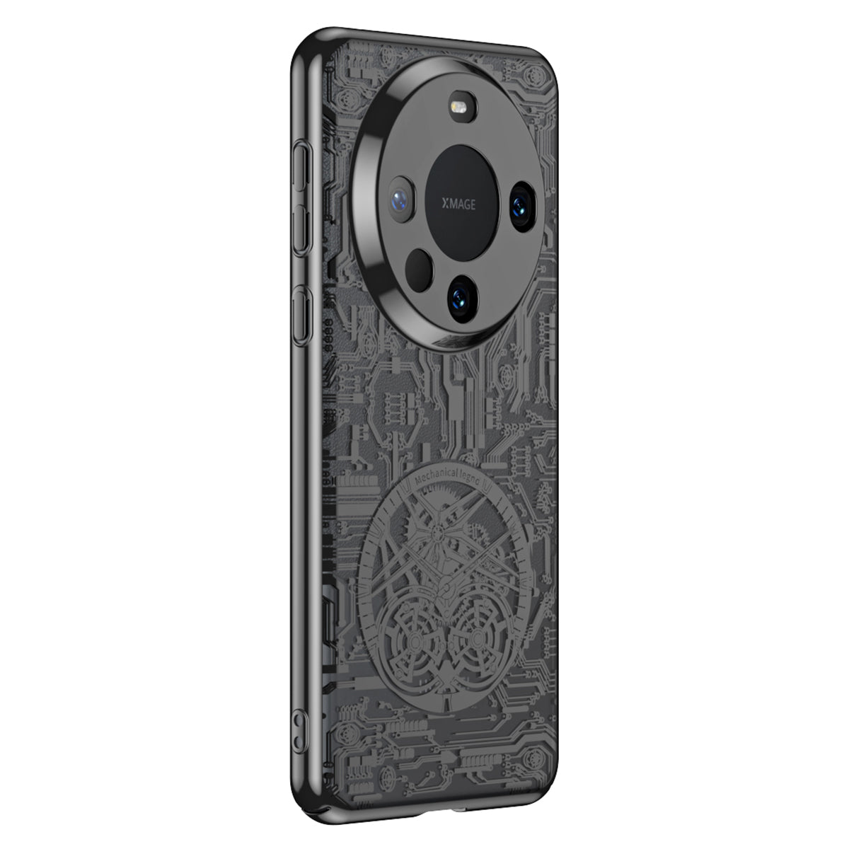 For Huawei Mate 60 Pro PC Phone Case Mechanical Legend Series Electroplating Cell Phone Protective Cover