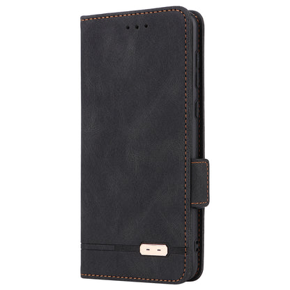 For Huawei Mate 60 Pro Hardware Decor Stand Phone Case PU Leather Wallet Cover