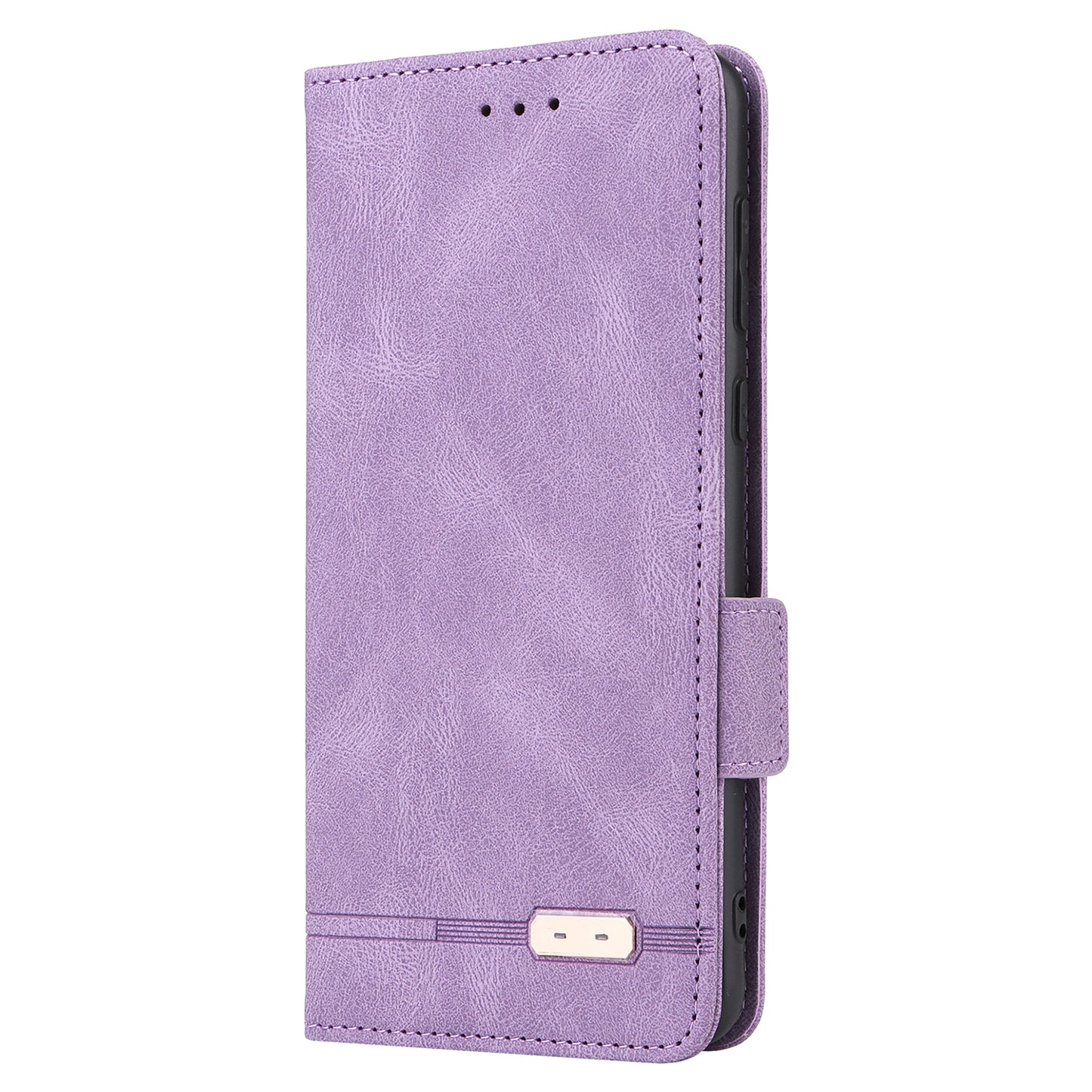 For Huawei Mate 60 Pro Hardware Decor Stand Phone Case PU Leather Wallet Cover