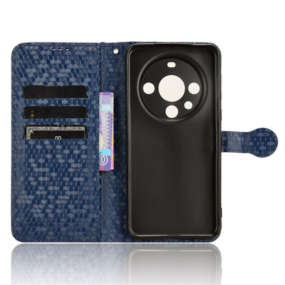 For Huawei Mate 60 Pro PU Leather Anti-drop Phone Case Imprinted Wallet Stand Cover