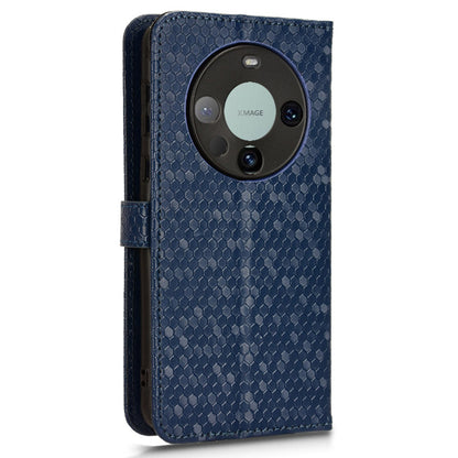 For Huawei Mate 60 Pro PU Leather Anti-drop Phone Case Imprinted Wallet Stand Cover