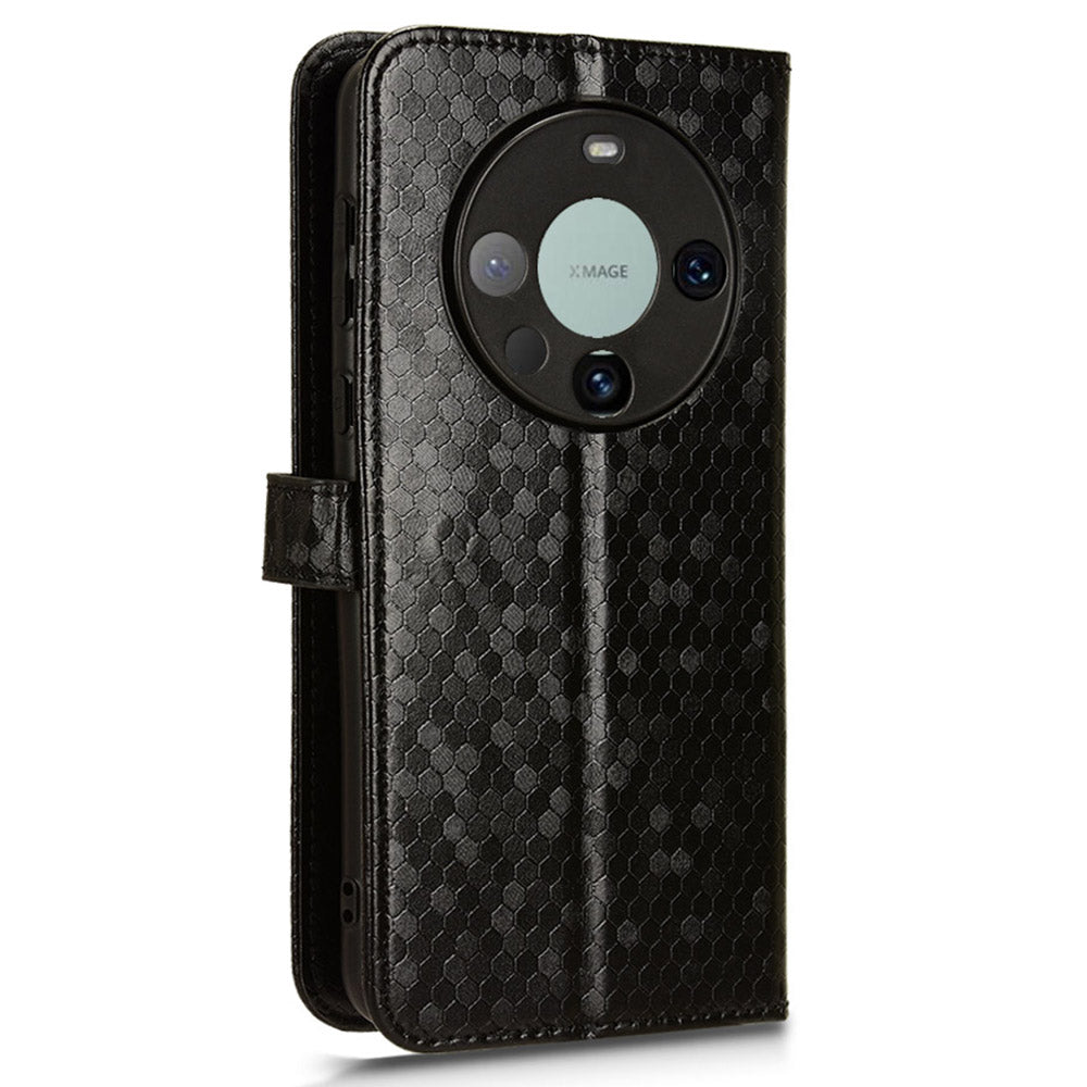 For Huawei Mate 60 Pro PU Leather Anti-drop Phone Case Imprinted Wallet Stand Cover