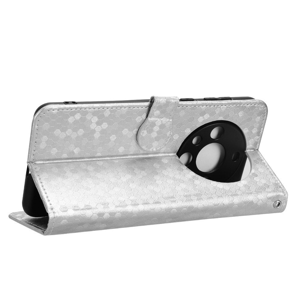 For Huawei Mate 60 Pro PU Leather Anti-drop Phone Case Imprinted Wallet Stand Cover