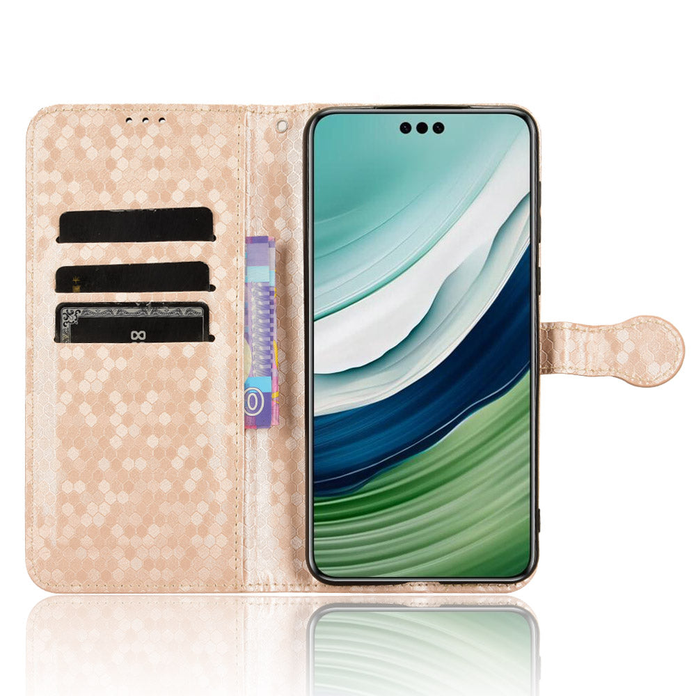 For Huawei Mate 60 Pro PU Leather Anti-drop Phone Case Imprinted Wallet Stand Cover