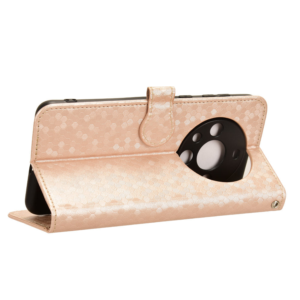 For Huawei Mate 60 Pro PU Leather Anti-drop Phone Case Imprinted Wallet Stand Cover