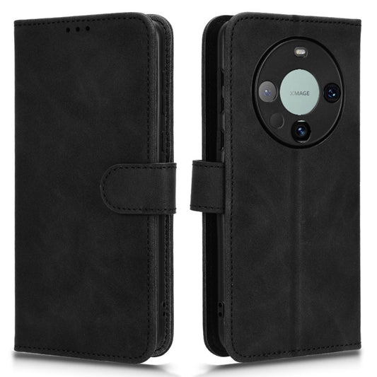 For Huawei Mate 60 PU Leather Wallet Stand Case Skin-touch Drop Protection Phone Cover