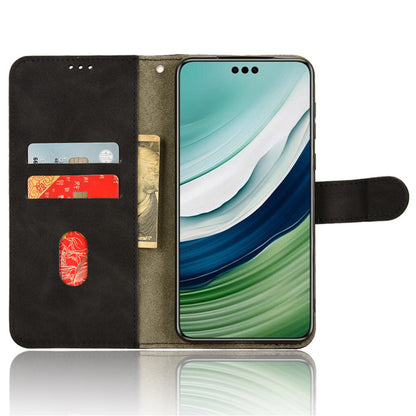For Huawei Mate 60 PU Leather Wallet Stand Case Skin-touch Drop Protection Phone Cover