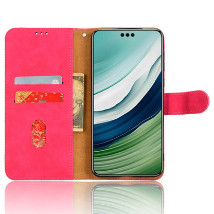 For Huawei Mate 60 PU Leather Wallet Stand Case Skin-touch Drop Protection Phone Cover