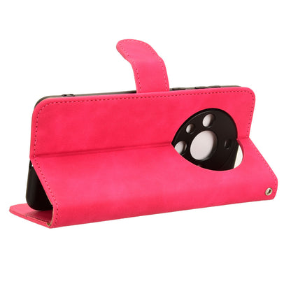 For Huawei Mate 60 PU Leather Wallet Stand Case Skin-touch Drop Protection Phone Cover