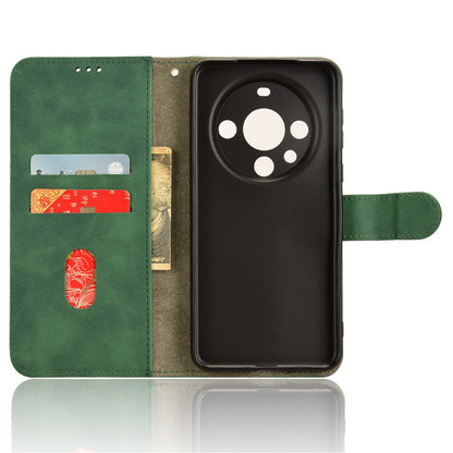 For Huawei Mate 60 PU Leather Wallet Stand Case Skin-touch Drop Protection Phone Cover