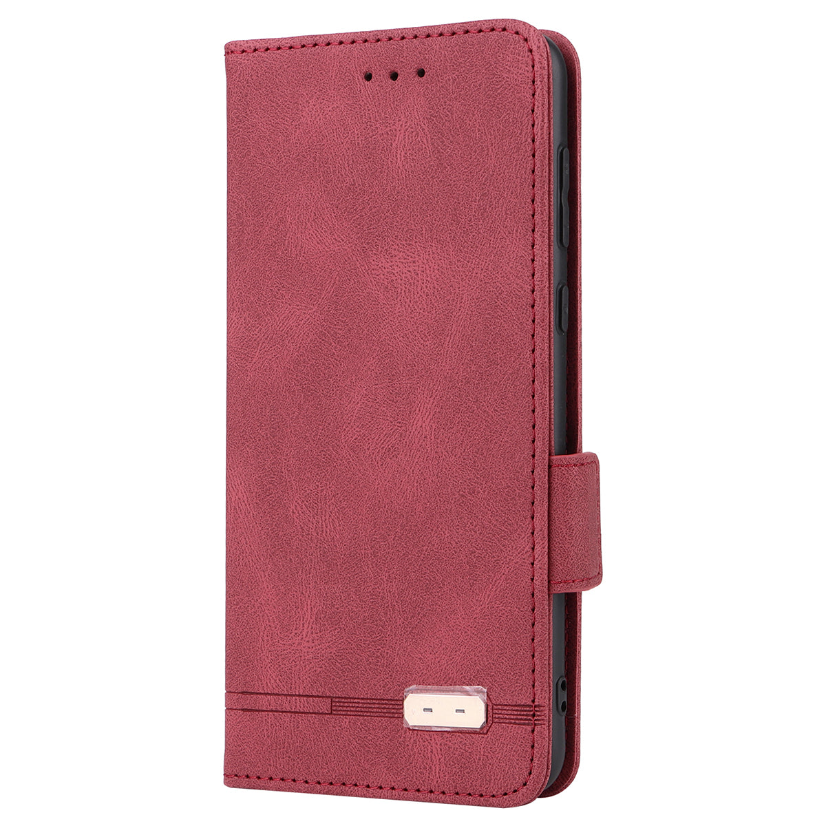 For Huawei Mate 60 PU Leather Protective Cover Hardware Decor Wallet Stand Phone Case