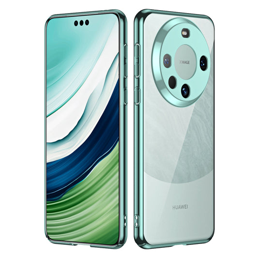 For Huawei Mate 60 Pro Drop-proof PC Phone Case Electroplating Shockproof Cell Phone Cover