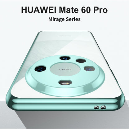For Huawei Mate 60 Pro Drop-proof PC Phone Case Electroplating Shockproof Cell Phone Cover