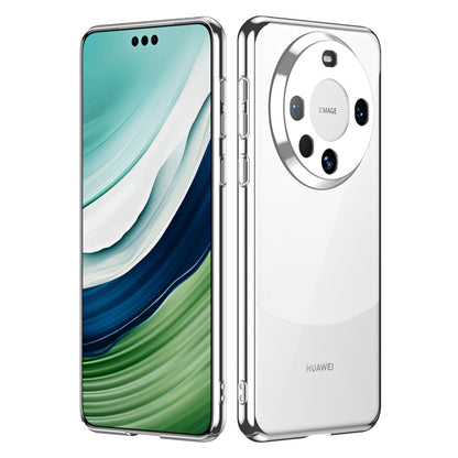 For Huawei Mate 60 Pro Drop-proof PC Phone Case Electroplating Shockproof Cell Phone Cover