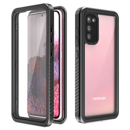 FS Series IP68 Waterproof Case For Samsung Galaxy S20 FE Clear Anti-scratch Anti-fall Phone Cover Shell