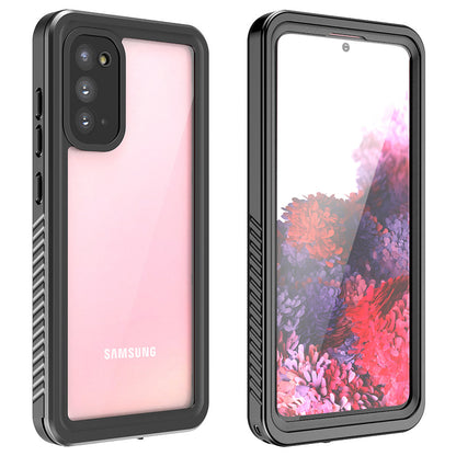 FS Series IP68 Waterproof Case For Samsung Galaxy S20 FE Clear Anti-scratch Anti-fall Phone Cover Shell