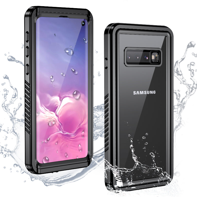 FS Series For Samsung Galaxy S10 5G Snorkeling Underwater Case IP68 Waterproof Dustproof Clear Phone Cover