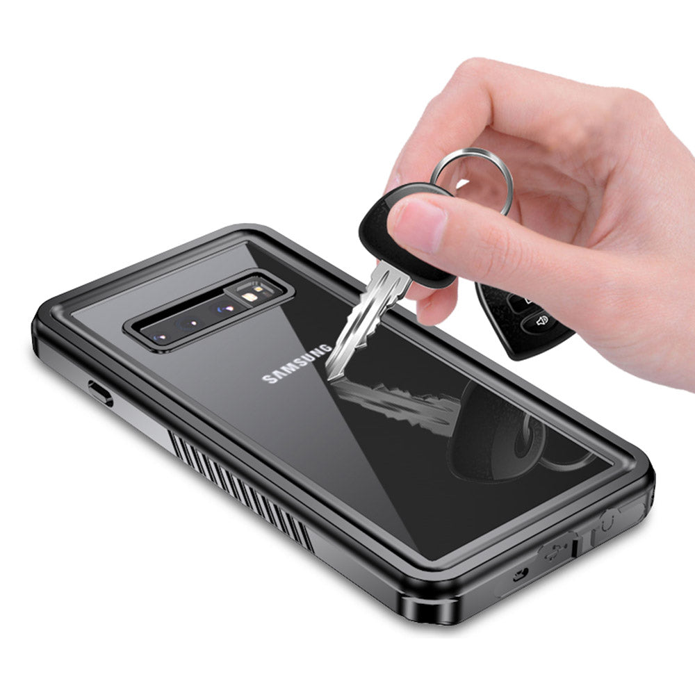 FS Series For Samsung Galaxy S10 5G Snorkeling Underwater Case IP68 Waterproof Dustproof Clear Phone Cover