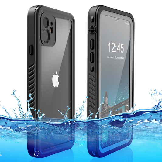 FS Series For iPhone 11 Waterproof Case Dustproof IP68 Underwater Full Body Sealed Clear Phone Cover