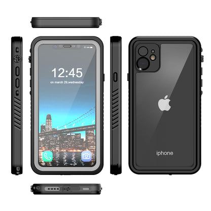 FS Series For iPhone 11 Waterproof Case Dustproof IP68 Underwater Full Body Sealed Clear Phone Cover