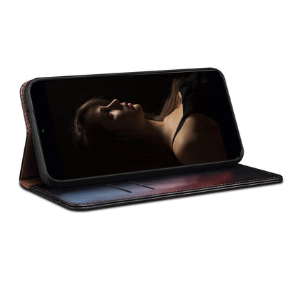 For Huawei Mate 60 Pro+ Waxy Crazy Horse Texture Phone Cover Stand Wallet PU Leather Phone Shell Case