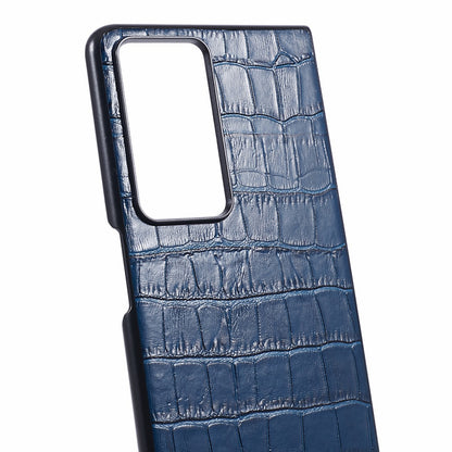 For Honor Magic V2 5G Case Shockproof Crocodile Texture PC Phone Protective Shell