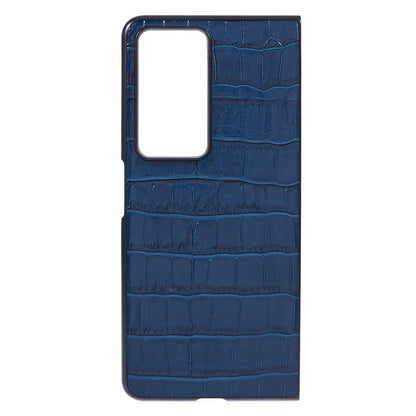 For Honor Magic V2 5G Case Shockproof Crocodile Texture PC Phone Protective Shell
